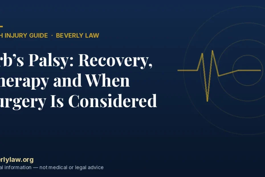 Erb’s Palsy: Recovery, Therapy and When Surgery Is Considered