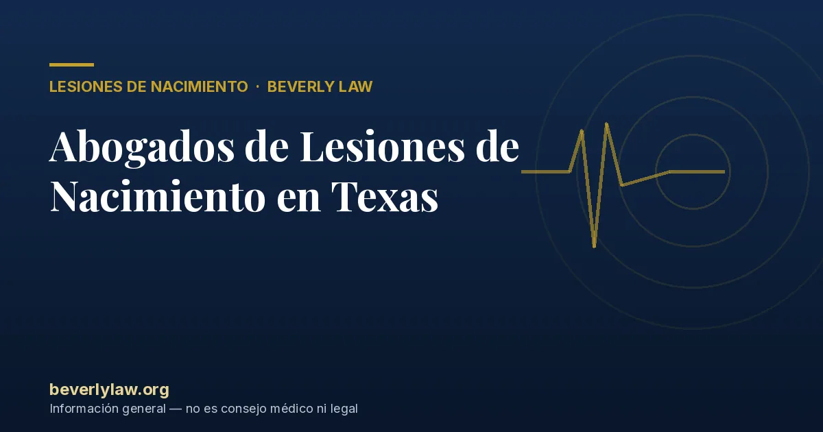 Abogados de Lesiones de Nacimiento en Texas