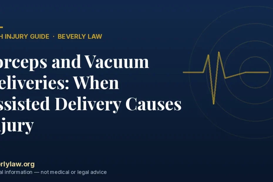 Forceps and Vacuum Deliveries: When Assisted Delivery Causes Injury