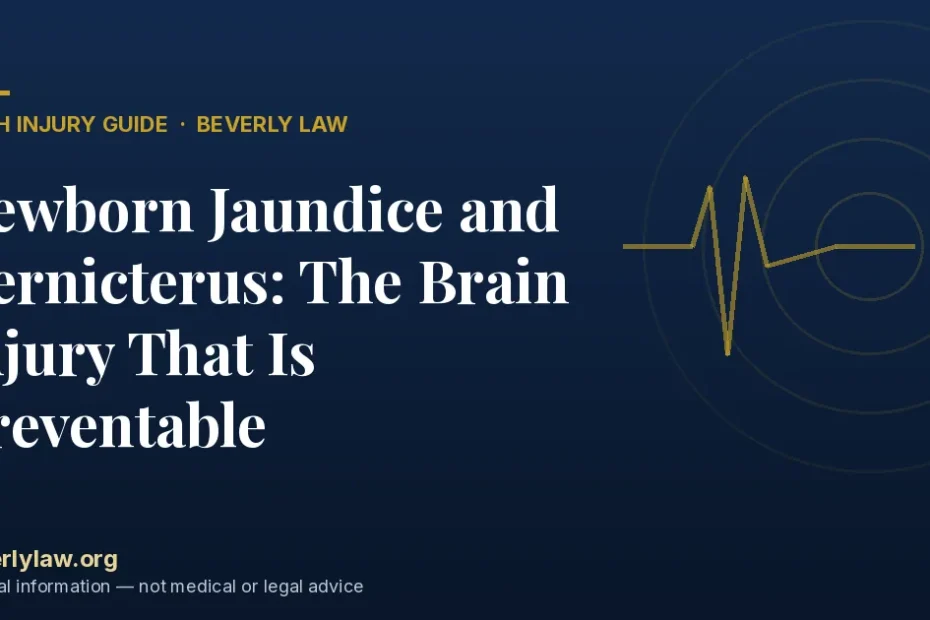 Newborn Jaundice and Kernicterus: The Brain Injury That Is Preventable