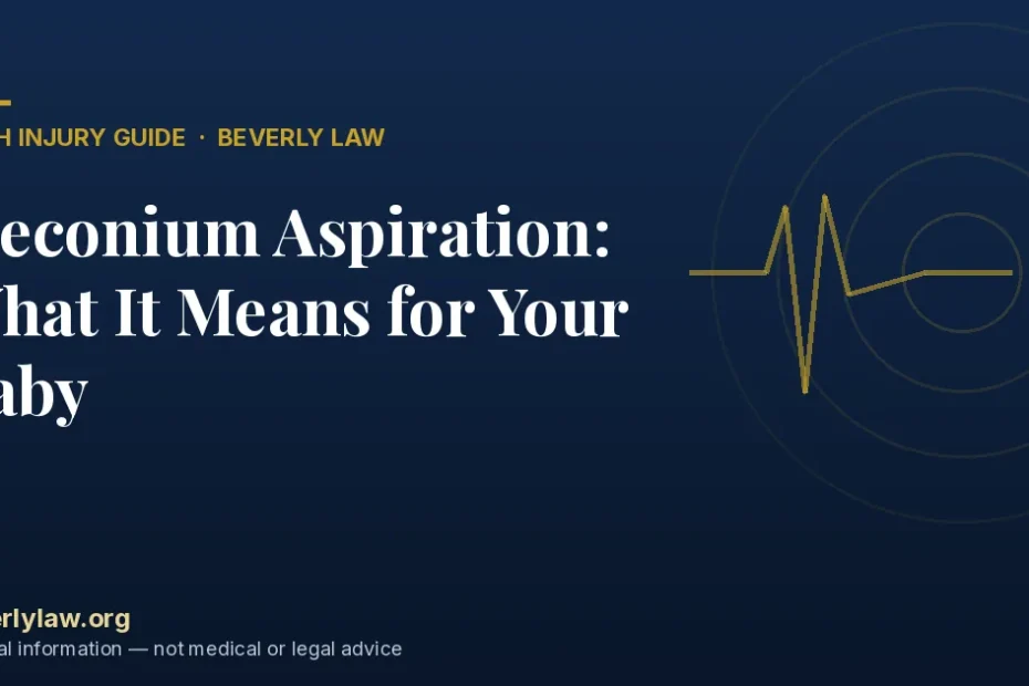 Meconium Aspiration: What It Means for Your Baby