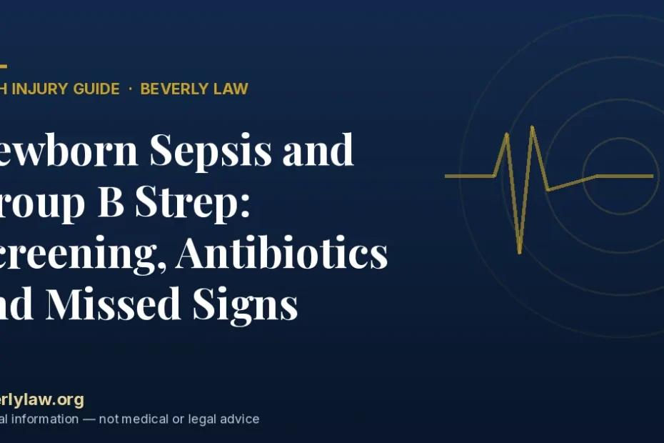 Newborn Sepsis and Group B Strep: Screening, Antibiotics and Missed Signs